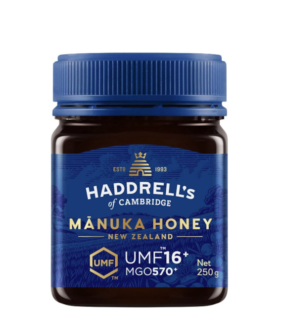 Miód Manuka UMF16+ MGO570+ 250g HADDRELL'S OF CAMBRIDGE