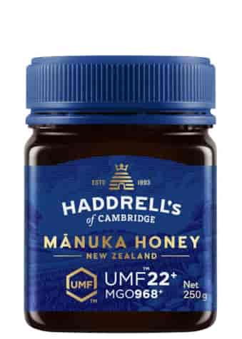 Miód Manuka UMF22+ MGO968+ 250g HADDRELL'S OF CAMBRIDGE