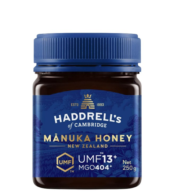 Miód Manuka UMF13+ MGO404+ 250g HADDRELL'S OF CAMBRIDGE