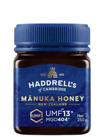 Miód Manuka UMF13+ MGO404+ 250g HADDRELL'S OF CAMBRIDGE