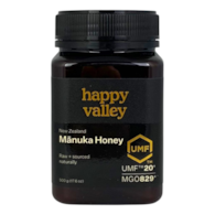 HAPPY VALLEY Miód Manuka UMF 20+ (MG 829+) 500g